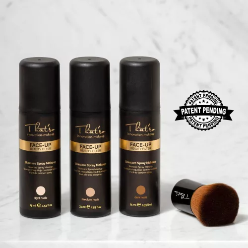 That'so - Face Up beauty filter színezett szérum bőrkiegyenlítő alapozó spray - Light Nude világos bőrre