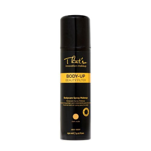 That'so - Body-Up Beauty Filter alapozó spray testre - folyékony harisnya lábra - Dark Nude sötét árnyalat 150ml