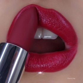   Bellapierre Mineral Lipstick - Cherry Pop sötét piros ásványi ajakrúzs