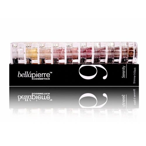 Bellapierre - Mineral Shimmer Powder - Serenity 9 darabos ásványi selyempor szemhéjfesték