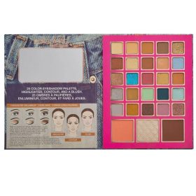   Bellapierre - Eye and Face Book 90' Glam - ásványi sminkpaletta szemre és arcra