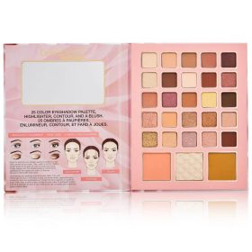   Bellapierre - Eye and Face Book Satin Rose - ásványi sminkpaletta szemre és arcra