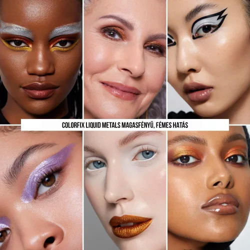 Danessa Myricks Beauty Colorfix Liquid Metals - 24K arany fémhatású folyékony szemhéjfesték