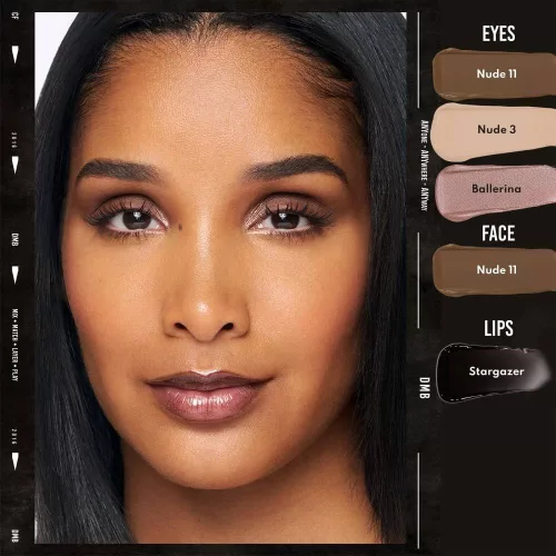 Danessa Myricks Beauty Colorfix Metallics - Ballerina púder rózsaszín fényes folyékony szemhéjfesték
