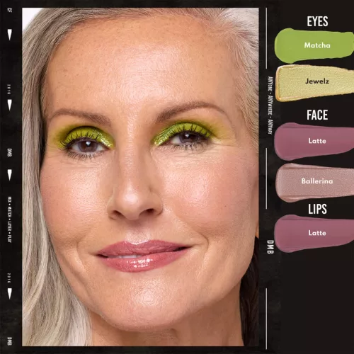 Danessa Myricks Beauty Colorfix Metallics - Ballerina púder rózsaszín fényes folyékony szemhéjfesték