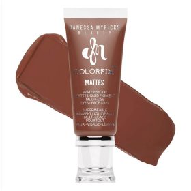  Danessa Myricks Beauty Colorfix Mattes - Brownie folyékony folyékony szemhéjfesték matt melegbarna szemhéjtus