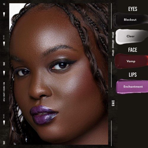 Danessa Myricks Beauty Colorfix Metallics - Enchantment ibolyalila fényes folyékony szemhéjfesték