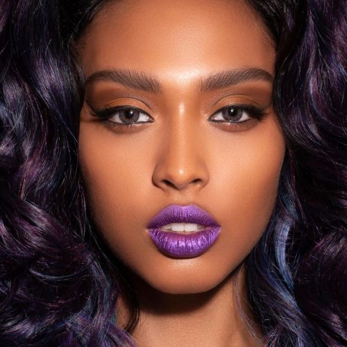 Danessa Myricks Beauty Colorfix Metallics - Journey élénk lila fényes folyékony szemhéjfesték