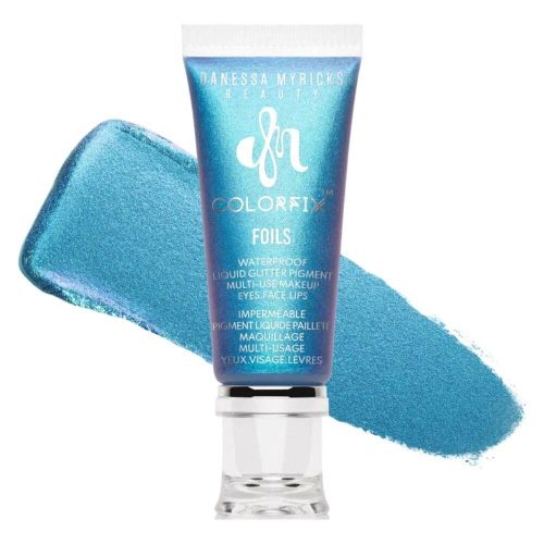 Danessa Myricks Beauty Colorfix Foils - Mermaid kék duokróm folyékony csillám szemhéjfesték