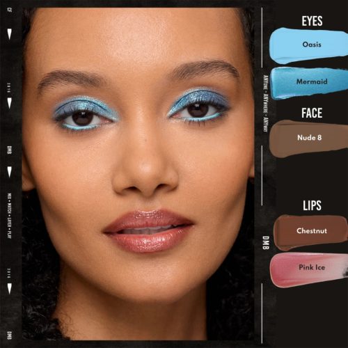 Danessa Myricks Beauty Colorfix Foils - Mermaid kék duokróm folyékony csillám szemhéjfesték