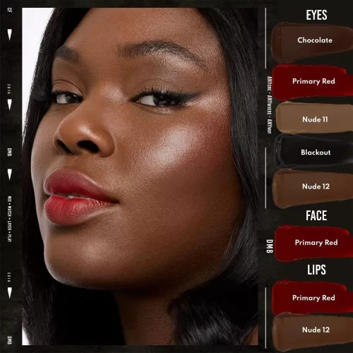 Danessa Myricks Beauty Colorfix - Nude 12 folyékony szemhéjfesték matt rúzs szemöldök pomádé barna szemhéjtus