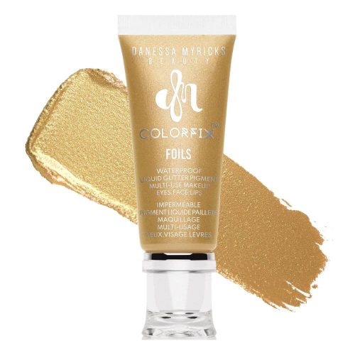 Danessa Myricks Beauty Colorfix Foils - Nightcap sötét arany folyékony csillám szemhéjfesték