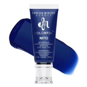   Danessa Myricks Beauty Colorfix Mattes - Primary Blue folyékony szemhéjfesték matt kék szemhéjtus