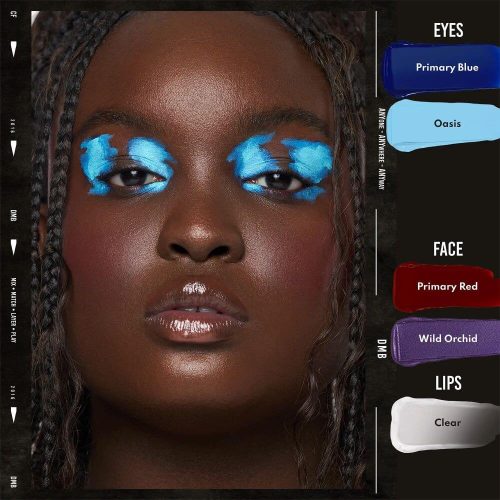 Danessa Myricks Beauty Colorfix Mattes - Primary Blue folyékony szemhéjfesték matt kék szemhéjtus