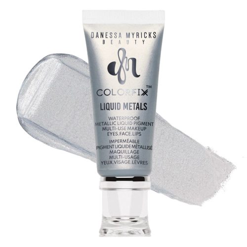 Danessa Myricks Beauty Colorfix Liquid Metals - Platinum ezüst fémhatású folyékony szemhéjfesték