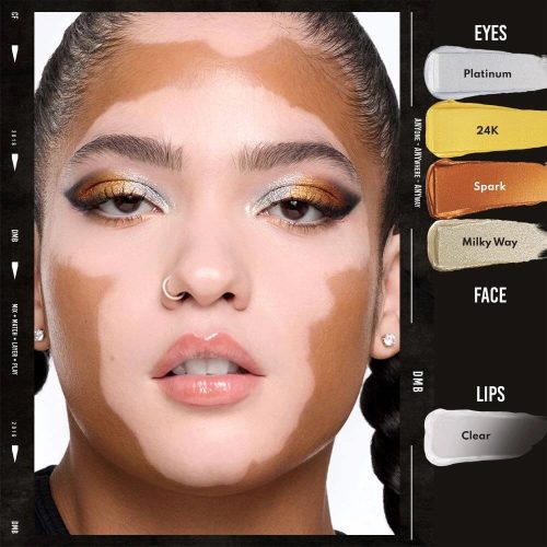 Danessa Myricks Beauty Colorfix Liquid Metals - Platinum ezüst fémhatású folyékony szemhéjfesték