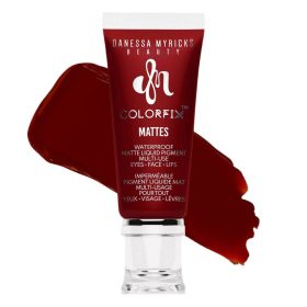   Danessa Myricks Beauty Colorfix Mattes - Primary Red folyékony szemhéjfesték matt piros rúzs