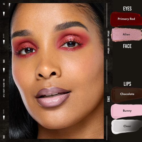 Danessa Myricks Beauty Colorfix Mattes - Primary Red folyékony szemhéjfesték matt piros rúzs