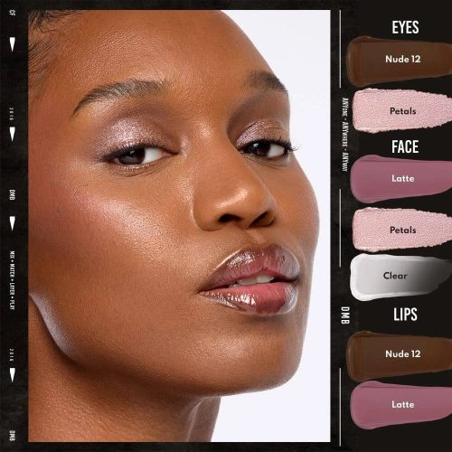 Danessa Myricks Beauty Colorfix Foils - Petals rózsaszín folyékony csillám szemhéjfesték