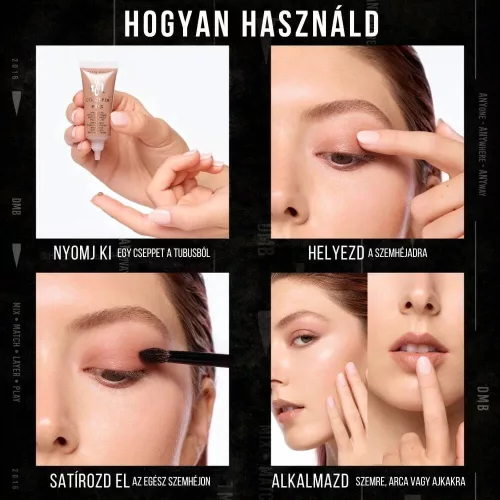 Danessa Myricks Beauty Colorfix Foils - Rocket padlizsán lila folyékony csillám szemhéjfesték