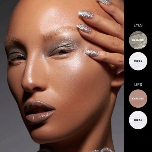 Danessa Myricks Beauty Colorfix Metallics - Titanium ezüst fényes folyékony szemhéjfesték