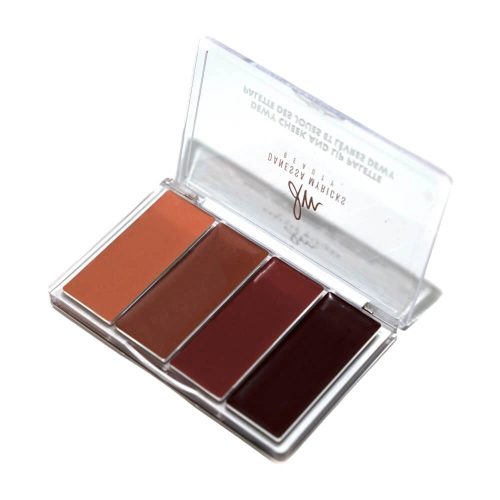Danessa Myricks Beauty Dewy Cheek & Lip Palette - Dew It Undercover krém pirosító és rúzspaletta