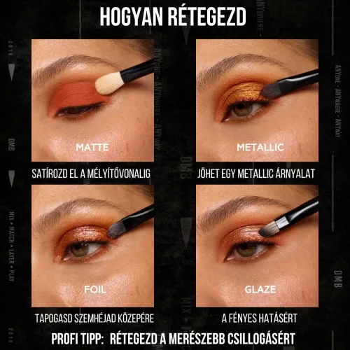 Danessa Myricks Beauty Colorfix Sparklers - Evergreen zöld duochrome csillogó folyékony szemhéjfesték