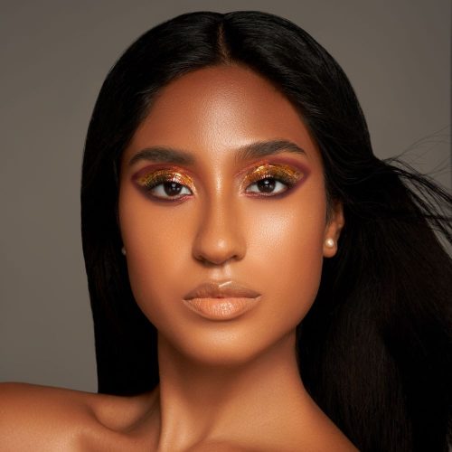 Danessa Myricks Beauty Infinite Chrome Flakes - Fire Ball szemhéjfesték duokróm ragasztómentes csillám