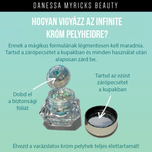 Danessa Myricks Beauty Infinite Chrome Flakes - Sweet Tooth szemhéjfesték duokróm ragasztómentes csillám