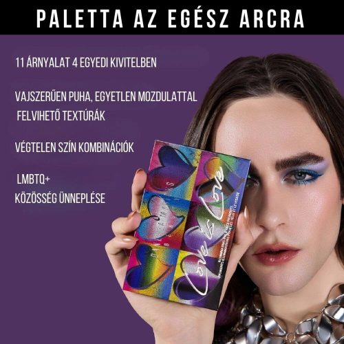 Danessa Myricks Beauty Love is Love Palette - smink paletta szemre és arcra