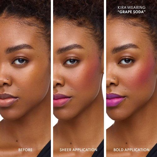 Danessa Myricks Beauty Yummy Skin Blurring Balm Powder Flushed - Grape Soda matt krém pirosító hideg lila