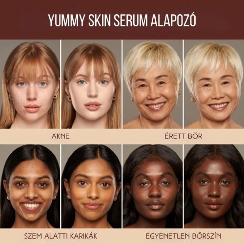 Danessa Myricks Beauty Yummy Skin Serum Foundation - 12W - folyékony alapozó