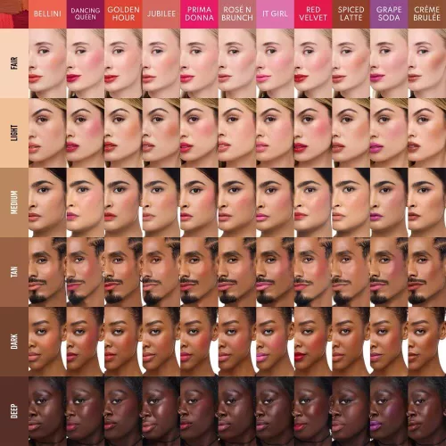 Danessa Myricks Beauty Yummy Skin Blurring Balm Powder Flushed - Bellini matt krém pirosító barack