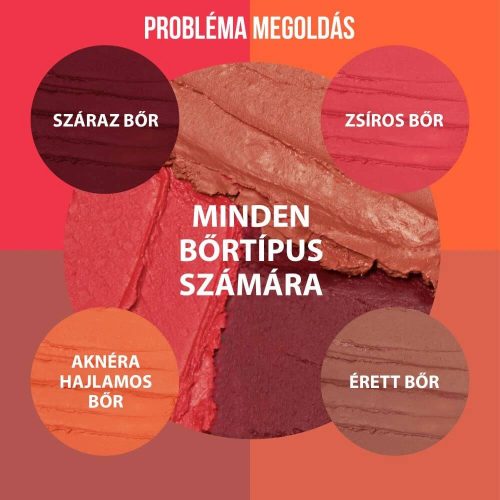 Danessa Myricks Beauty Yummy Skin Blurring Balm Powder Flushed - Golden Hour matt krém pirosító narancs