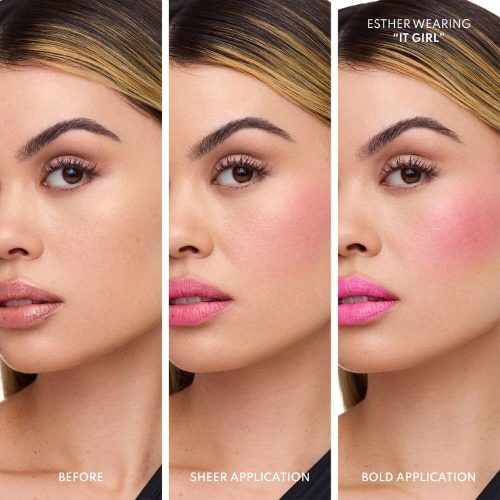 Danessa Myricks Beauty Yummy Skin Blurring Balm Powder Flushed - IT Girl matt krém pirosító hideg pink