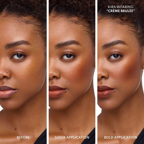 Danessa Myricks Beauty Yummy Skin Blurring Balm Powder Flushed - Creme Brulee matt krém pirosító barna