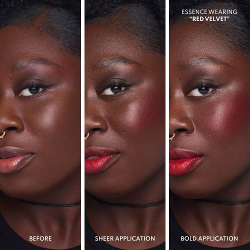 Danessa Myricks Beauty Yummy Skin Blurring Balm Powder Flushed - Red Velvet matt krém pirosító élénk piros