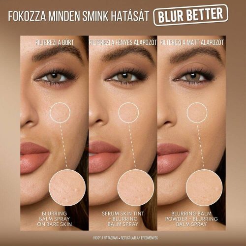 Danessa Myricks Beauty Yummy Skin Liquid Blurring Balm Setting Spray mattító fixáló spray utazó méret