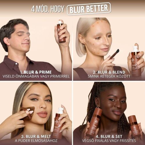 Danessa Myricks Beauty Yummy Skin Liquid Blurring Balm Setting Spray mattító fixáló spray utazó méret