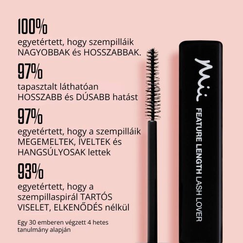 Mii Cosmetics Feature Length Lash Lover szempillaspirál