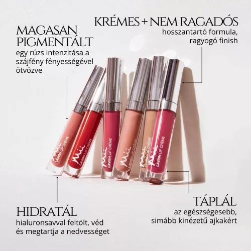 Mii Cosmetics Lavish Lip Creme - Forbidden rózsás nude folyékony rúzs
