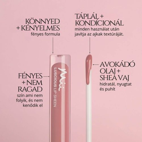 Mii Cosmetics Lavish Lip Creme - Risque fukszia pink folyékony rúzs