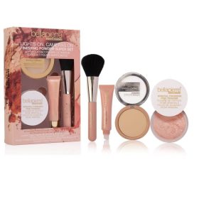   Bellapierre - Lights On, Cameras On ásványi primer és fixáló púder készlet