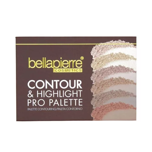 Bellapierre - Contour & Highlight PRO palette ásványi arckontúr paletta
