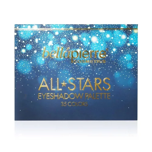 Bellapierre - All Stars ásványi szemhéjpúder paletta 35 árnyalat