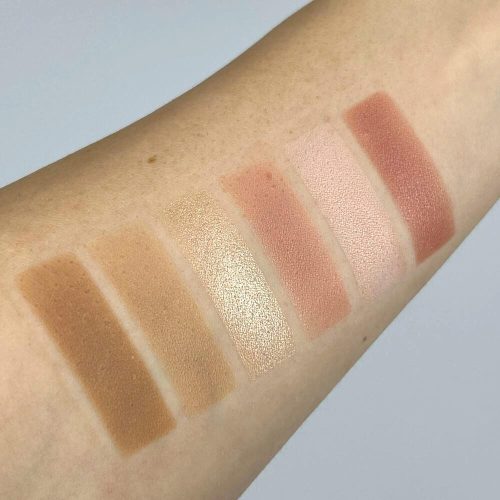 Bellapierre Get Cheeky arcpaletta - pirosító, bronzosító és highlighter paletta